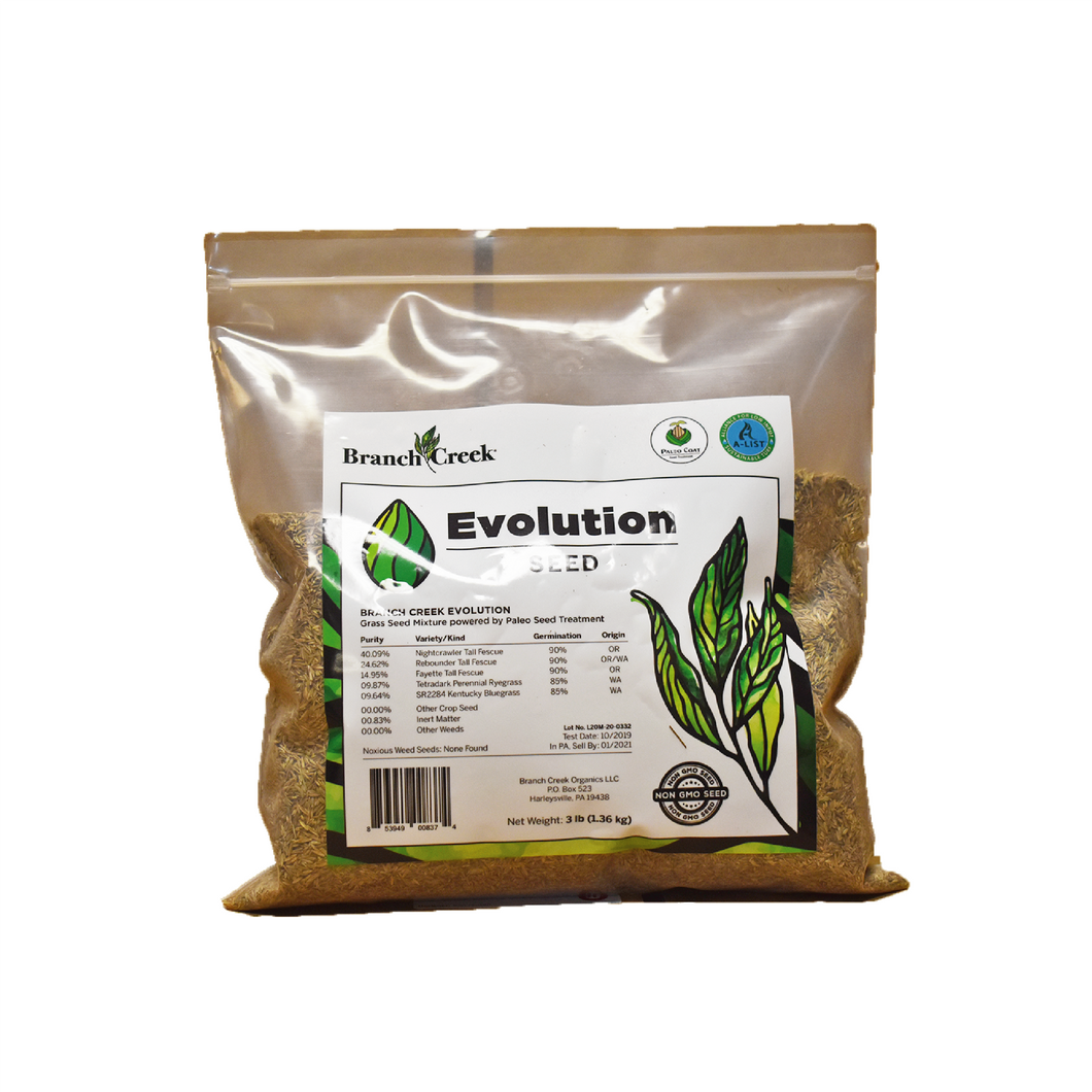 Evolution Grass Seed (3 Lbs.) - Overseed Up To 2,000 Square Feet